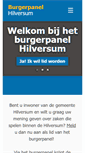 Mobile Screenshot of burgerpanelhilversum.nl